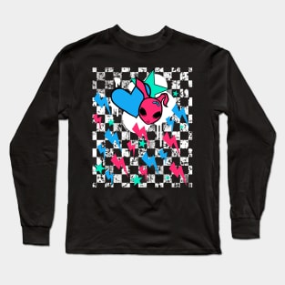 Rock Bunny Checkerboard (Light Version) Long Sleeve T-Shirt